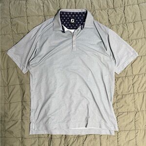 FootJoy Light Gray Men's Polo Shirt